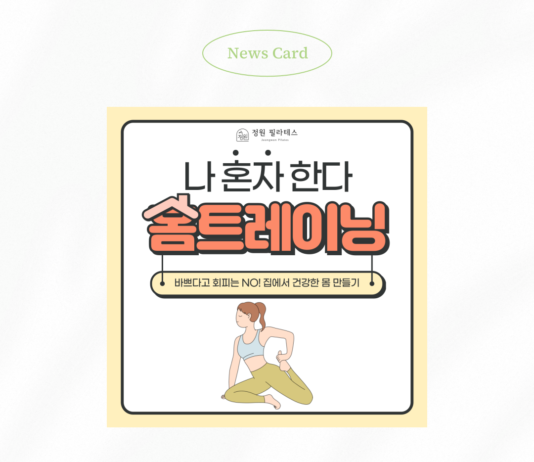 혼자 한다! 홈트레이닝!